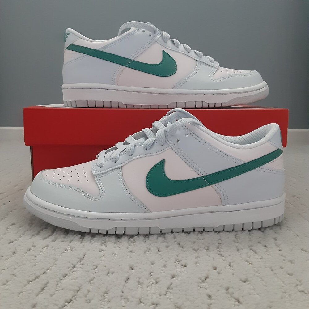 YOUTH SIZE 7Y / 8.5W - Nike Dunk Low Mineral Teal (GS) FD1232-002 AUTHENTIC NEW!